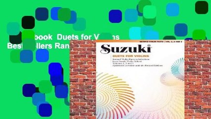 Full E-book  Duets for Violins  Best Sellers Rank : #5