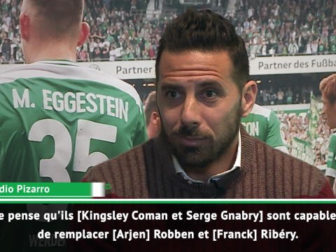 Bayern - Pizarro : Coman et Gnabry peuvent remplacer Robben et Ribéry