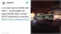 « Je veux que la vérité soit dite » : la passagère en jupe refusée dans un bus RATP maintient sa version