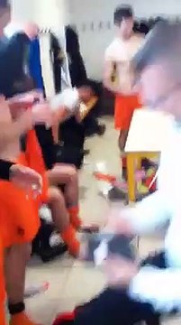 On savoure la montée dans le vestiaire !