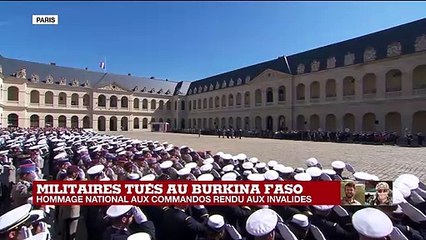 Hommage aux deux commandos : la Marseillaise retentit aux Invalides