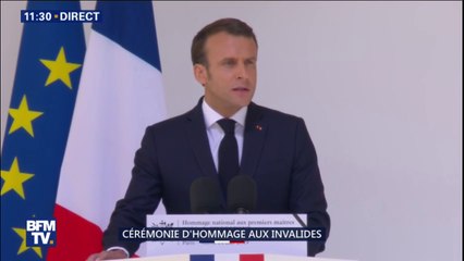 Emmanuel Macron: "La France est une nation qui n'abandonne jamais ses enfants"