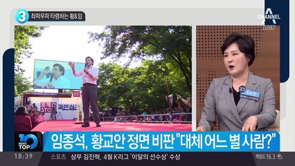 좌파우파 타령하는 황교안 & 임종석