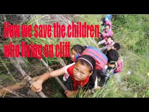 [Public Welfare] How we save the children who living on cliff | More China