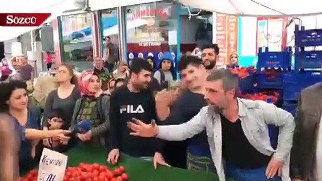 Ekrem İmamoğlu Şirinevler semt pazarında vatandaşlarla buluştu