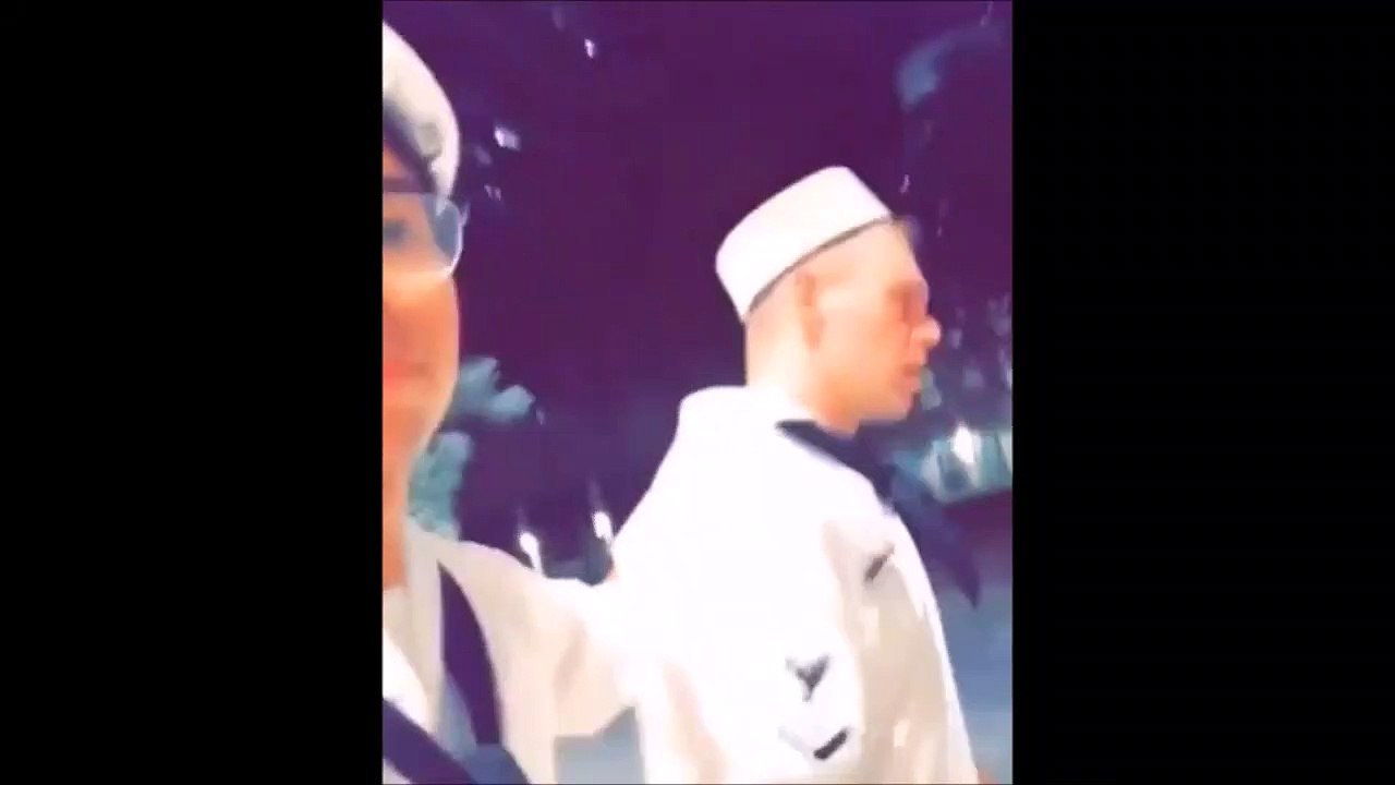 Ce marin bourré se souviendra de sa soirée... ou pas