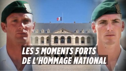 Cérémonie d'hommage aux soldats tués : pourquoi les deux cercueils étaient  liés par une corde - Le Parisien