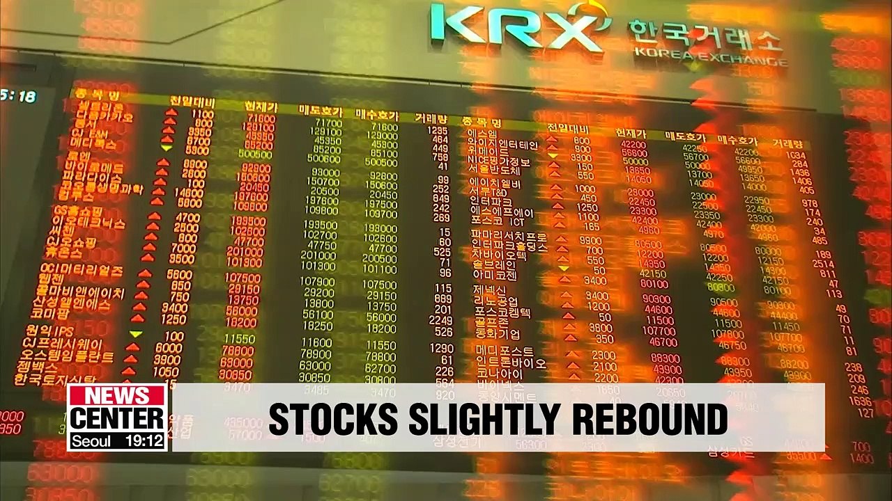 Seoul stocks slightly rebound on risk taking