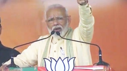 下载视频: PM Narendra Modi gets emotional during his speech in Bihar's Buxar | Oneindia News