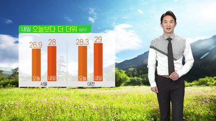 [날씨] 내일 오늘보다 더 더워...7월 중순 여름 더위 / YTN
