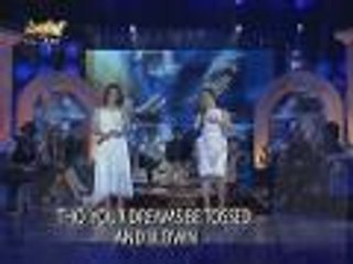 Haydee Mañosca sings "You'll Never Walk Alone" with Sheryn Regis