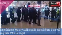 VIDEO - Le président Macky Sall a rallié Paris à bord d’un vol régulier d’Air Sénégal