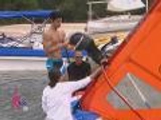 Fil-Am model Jeff Langan nag-Wind Surfing sa KrisTV