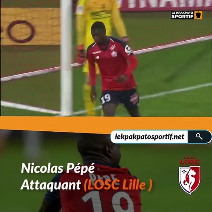 Nicolas Pepe élu  Pro du mois d'Avril