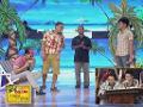 Love scene nina Vice at Jhong habang kumakain ng Pakwan