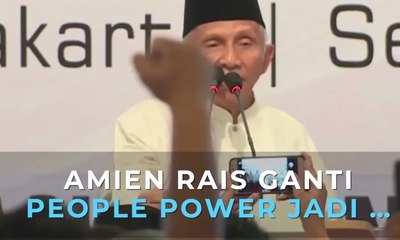 Amien Rais Ganti People Power Jadi ...
