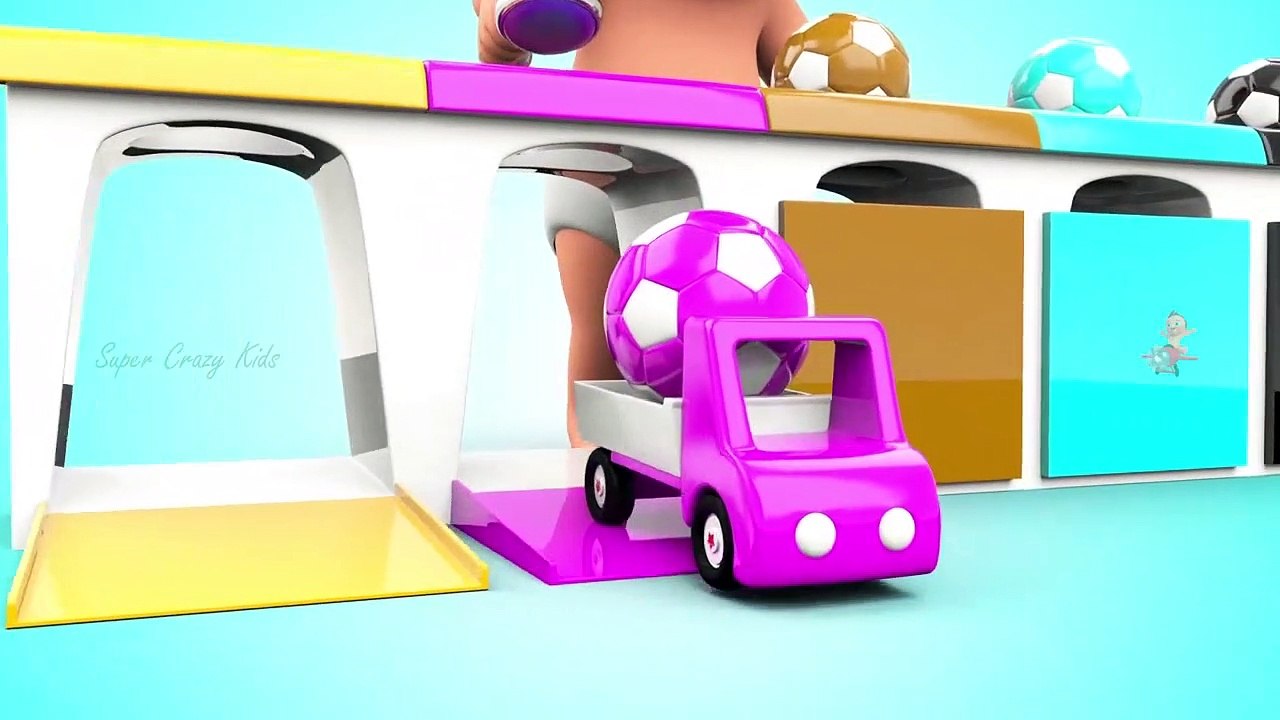 Learn Colors Shapes for Children with Baby Balloons Pop Toy 3D Kids Toddlers Learning Educational