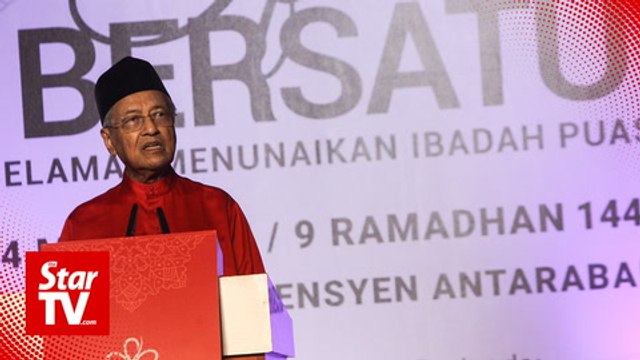 Dr M to Bersatu members: Don't feel disappointed for not being rewarded