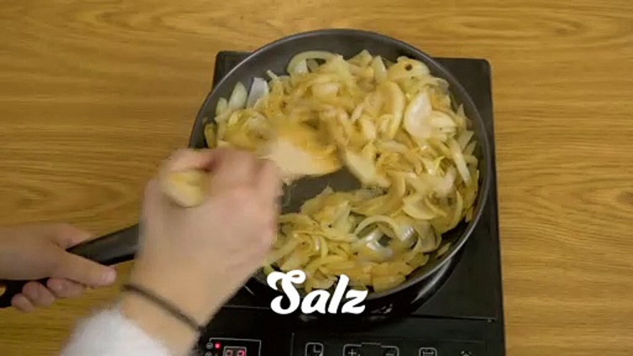 Einfache Zwiebelsuppe für 4 Personen