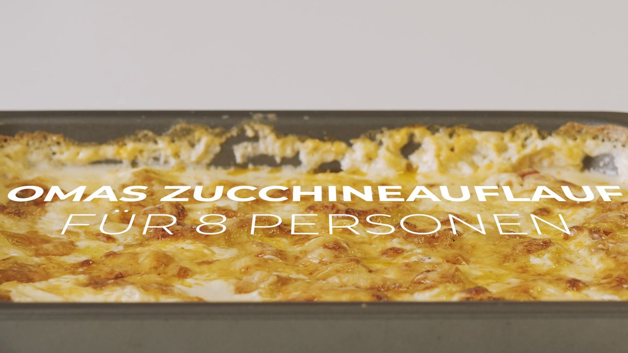 Omas Zucchineauflauf für 8 Personen