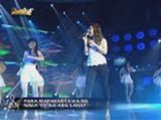 YouTube sensation Donnalyn Bartolome singing "Kakaibabe'