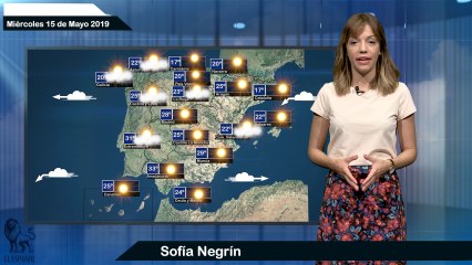 El tiempo: pronóstico para el miércoles 15 de mayo.