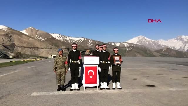 Hakkari Şehit Piyade Uzman Çavuş Zekeriya Zencili İçin Hakkari'de Tören Düzenlendi-2