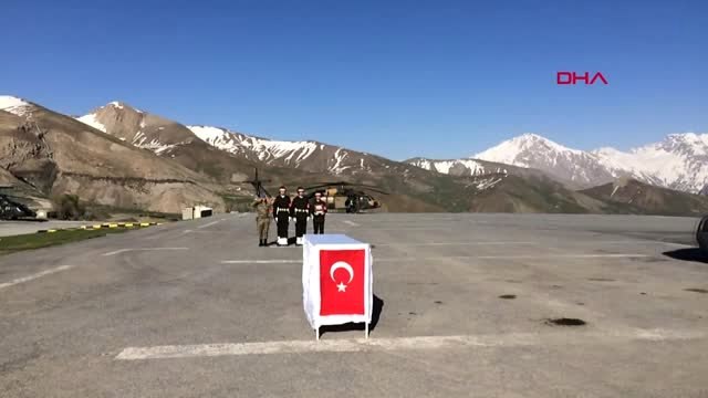Hakkari Şehit Piyade Uzman Çavuş Zekeriya Zencili İçin Hakkari'de Tören Düzenlendi-1