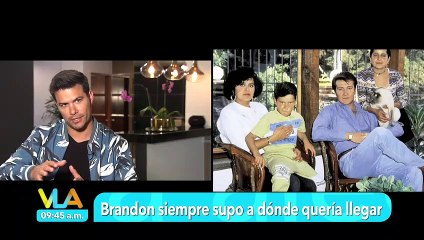 Para Brandon no fue nada fácil tener un papá actor. | Venga La Alegría