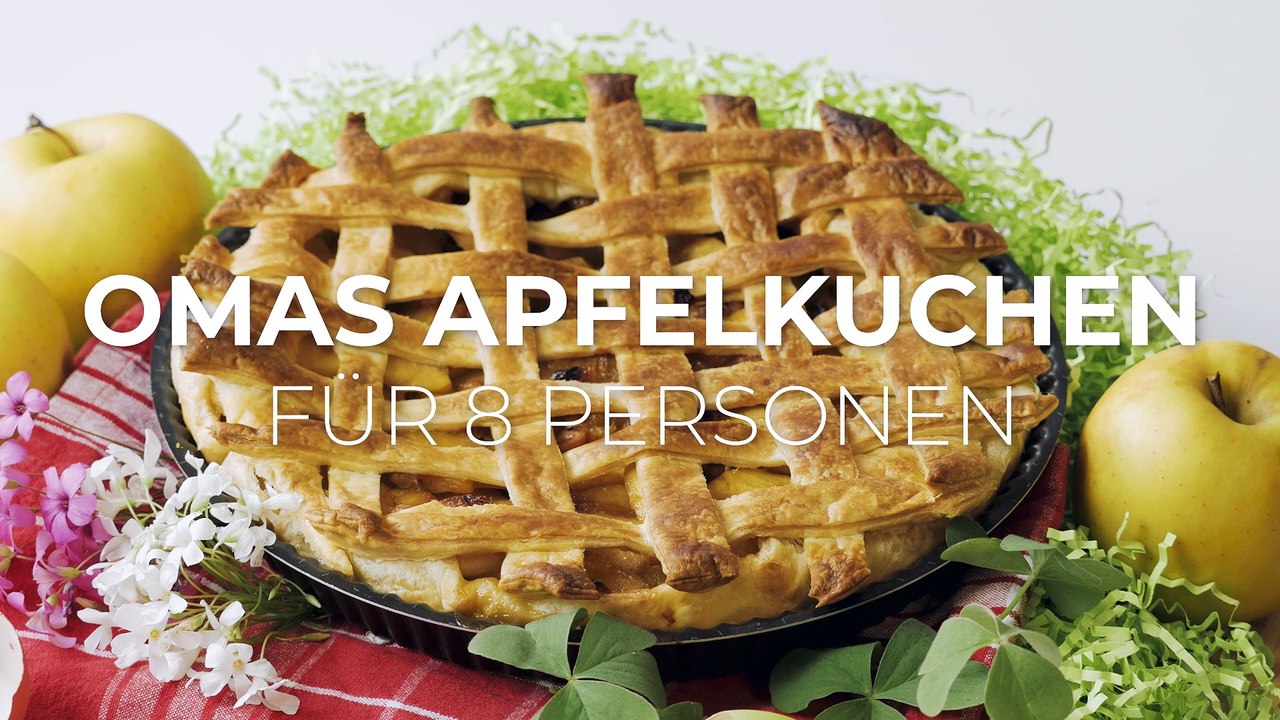 Omas Apfelkuchen für 8 Personen