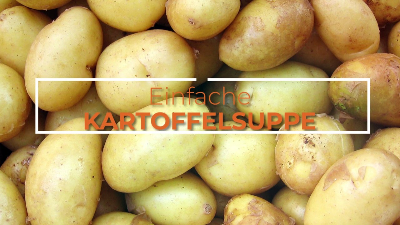 Einfache Kartoffelsuppe