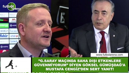 Mustafa Cengiz'den Göksel Gümüşdağ'a sert yanıt!