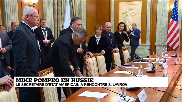 Le secrétaire d'État américain Mike Pompeo a rencontré Sergueï Lavrov en Russie