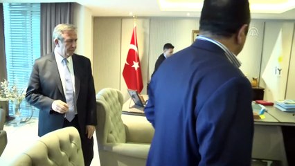 Yavaş'tan, Akşener'e nezaket ziyareti - ANKARA