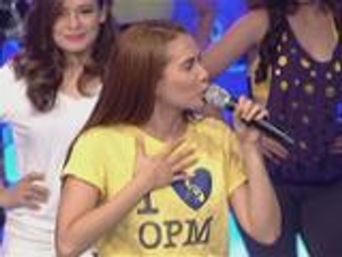 Karylle kasama ang madlang people kinanta ang Bayan Ko