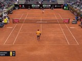 Kyrgios antics delight Rome crowd as he downs Medvedev