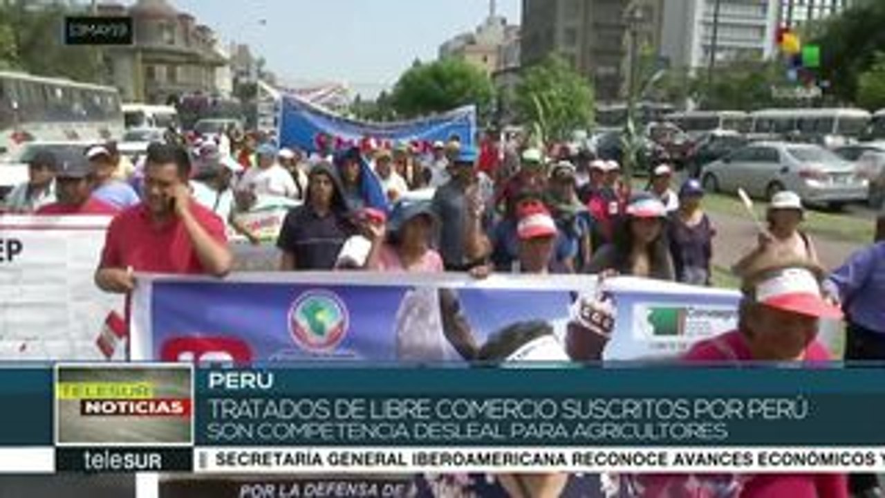 Con paro campesinos peruanos denuncian abandono estatal del sector