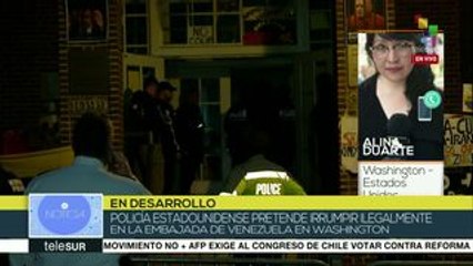 Es Noticia: Policía de EEUU intenta ingresar a la embajada venezolana