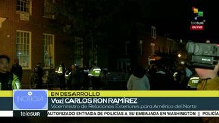 Venezuela no ha autorizado ingreso de policías a su embajada en EEUU