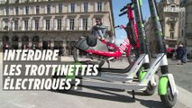 La mairie de Paris menace d'interdire les trottinettes électriques