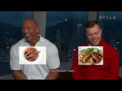 'Skyscraper' cast interview in Hong Kong