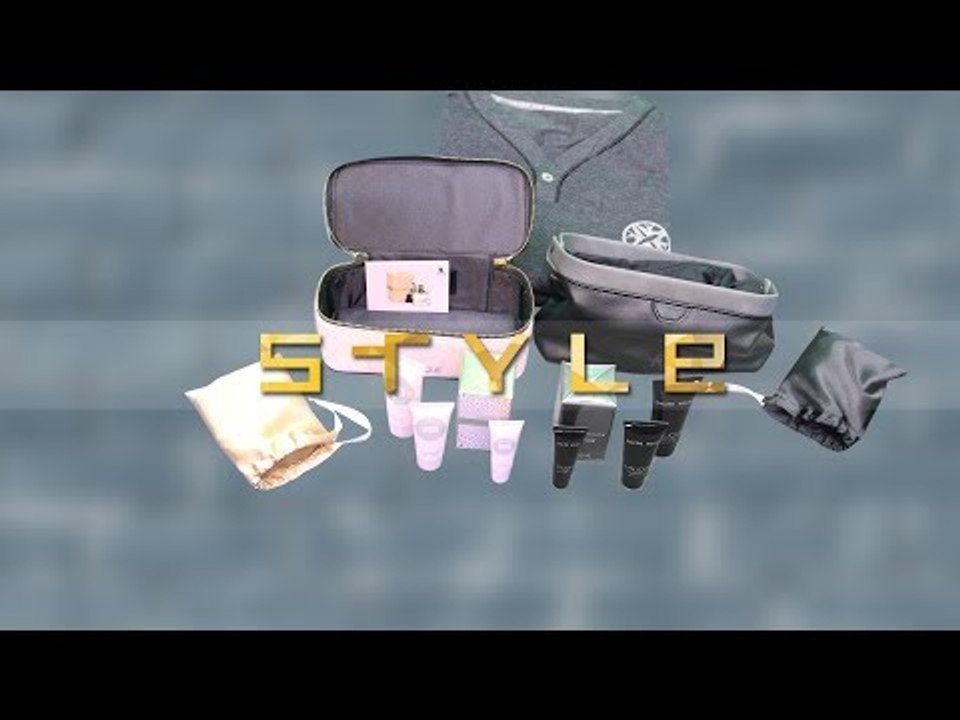 Unboxing first class airlines amenities