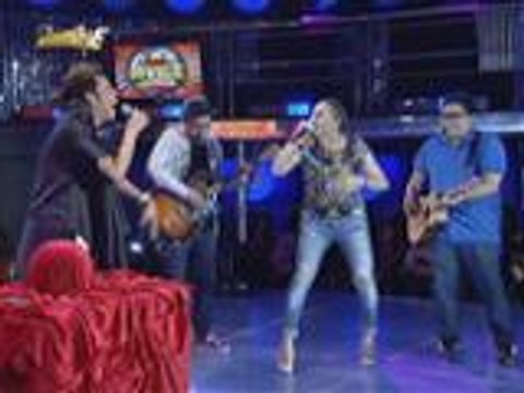 Vice Ganda nakipag jamming kasama ang kaibigang si Iya na may talent sa beatbox