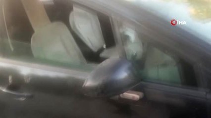 Hareket Halindeki Araç Alev Aldı