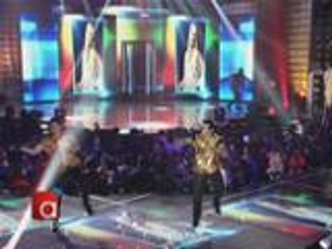 All-star showdown of Your Face Sounds Familiar season one contestants Nyoy, Jay-R, Jolina, Karla and grand winner Melai