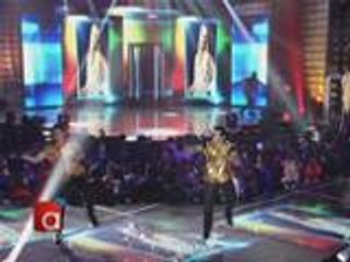All-star showdown of Your Face Sounds Familiar season one contestants Nyoy, Jay-R, Jolina, Karla and grand winner Melai