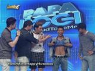 Papa Pogi  ng San Pedro Laguna na si Gerry nakipagshowdown ng abs kay Derek Ramsay