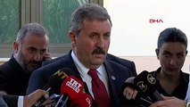 Ankara BBP Lideri Mustafa Destici, Cumhurbaşkanı Erdoğan ile Görüşmesinin Ardından Açıklama Yaptı