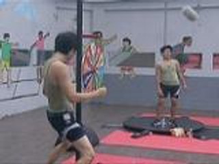 Richard at Roger, todo bigay sa pole dancing task