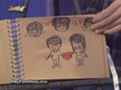 Evan, dinaan sa drawing ang mensahe niya kay Pastillas Girl